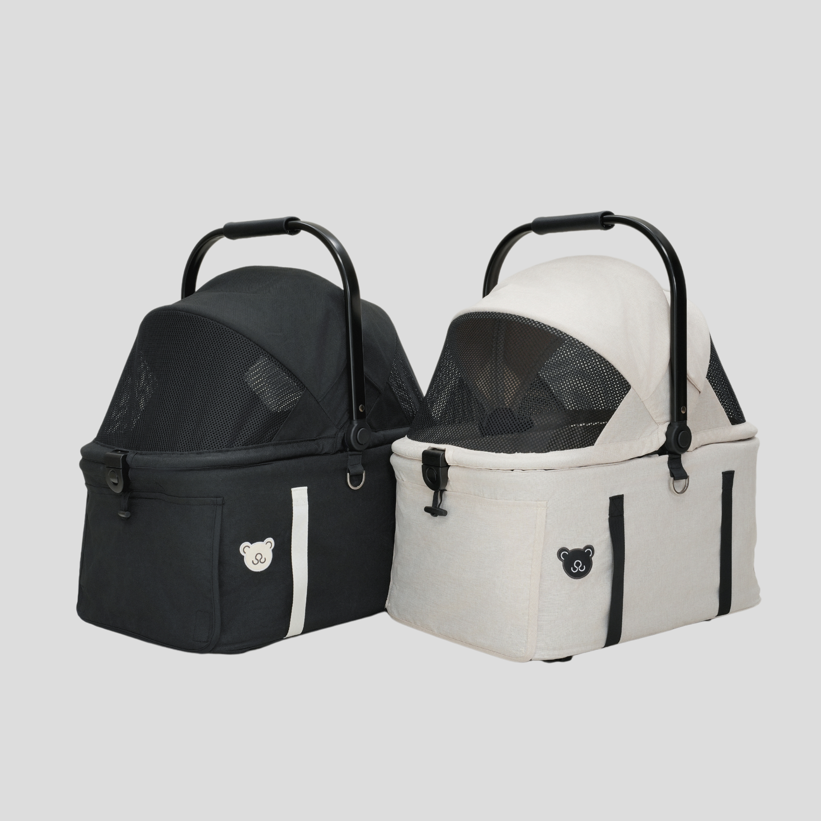 TeddyLand Petite Pet Stroller White