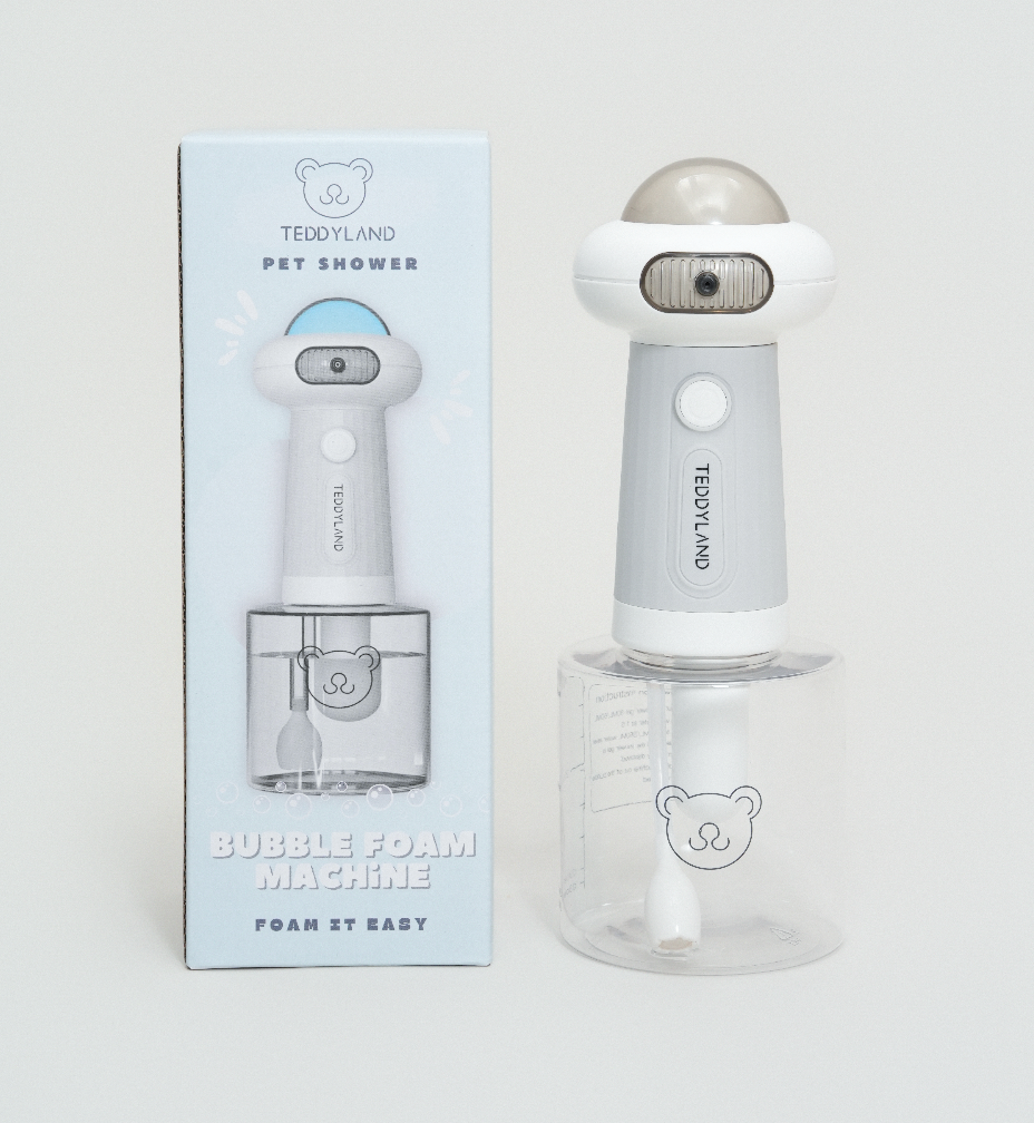 TeddyLand Bubble Foam Machine Pet Bathing