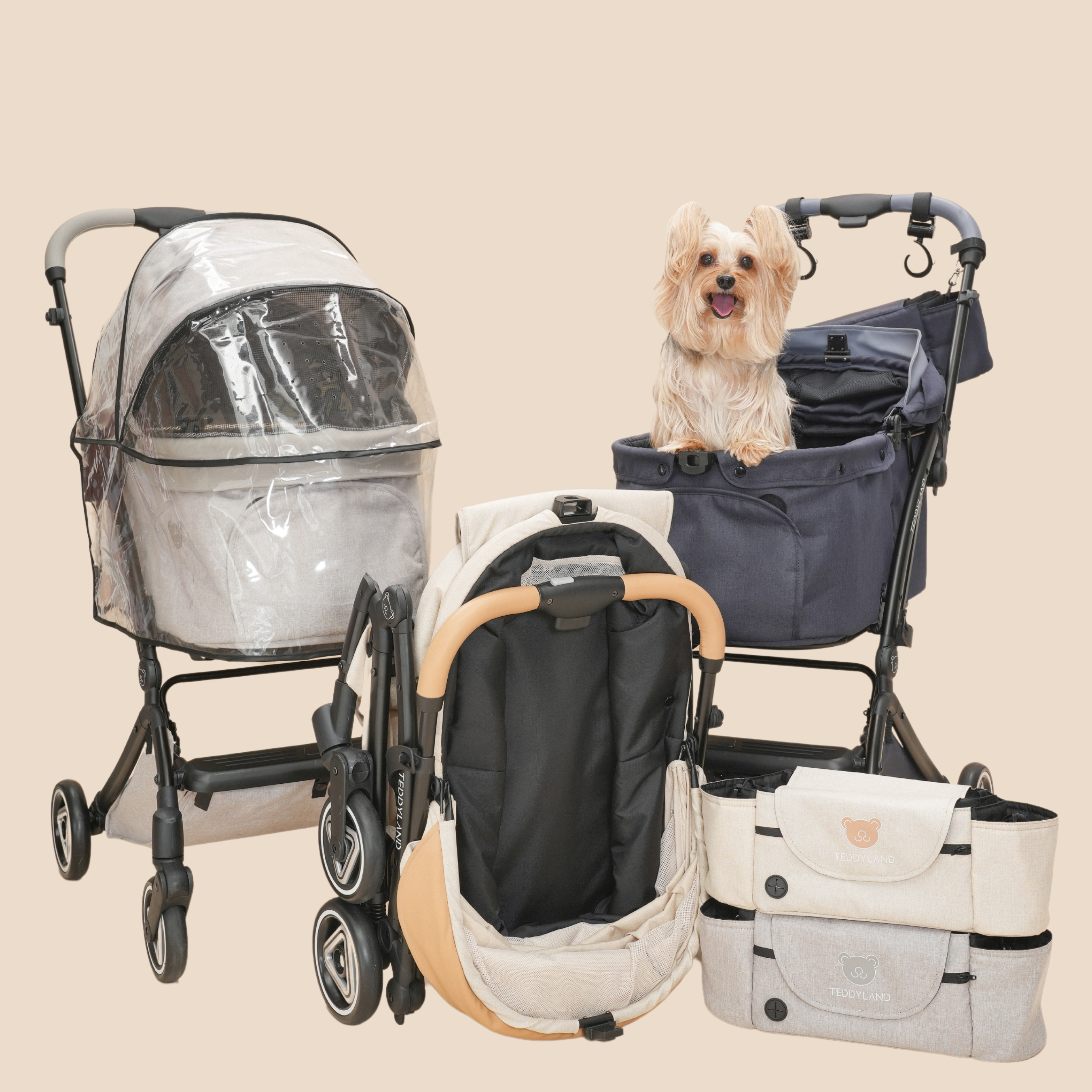 TeddyLand Stroller Universal Rain Cover