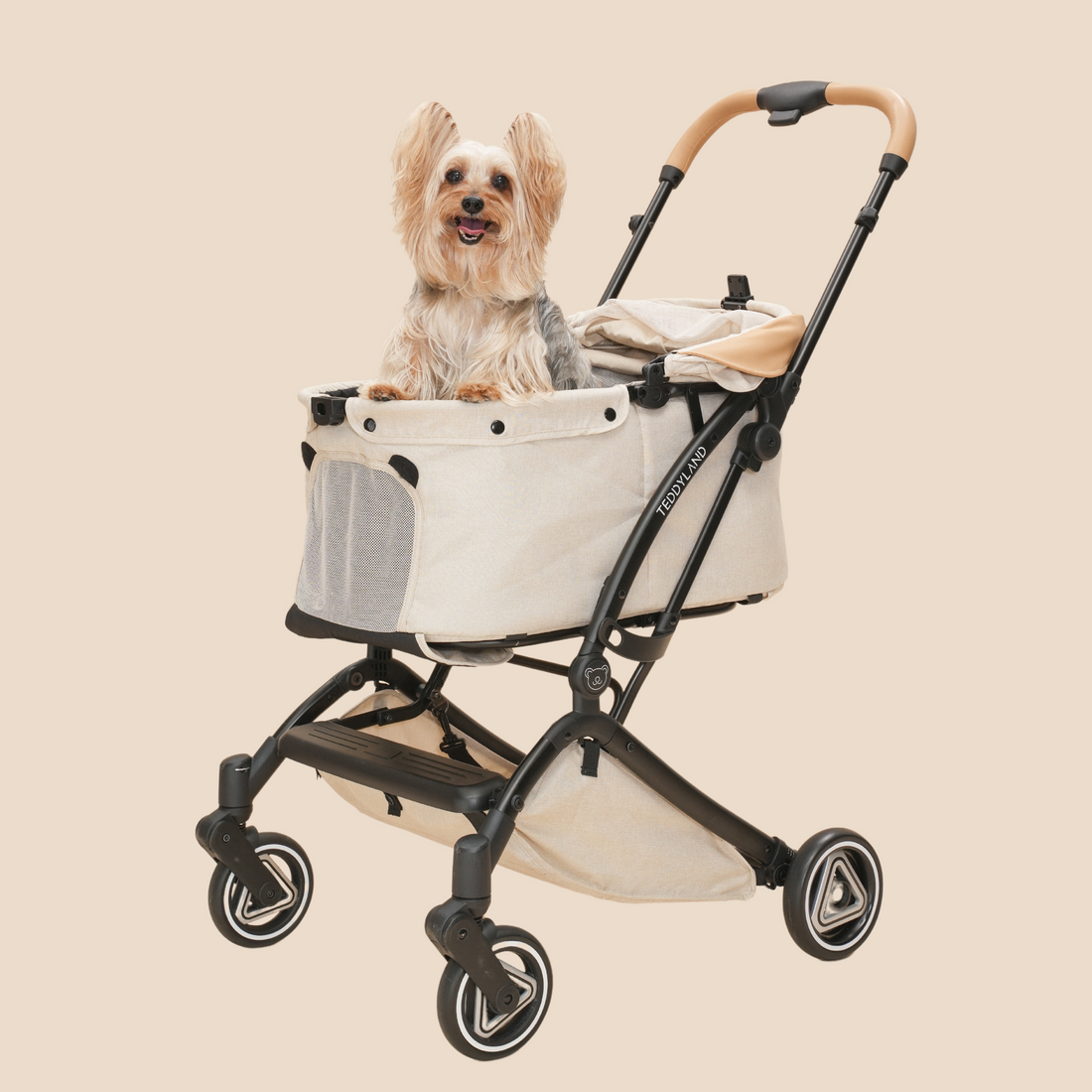 TeddyLand Classic Pet Stroller Beige
