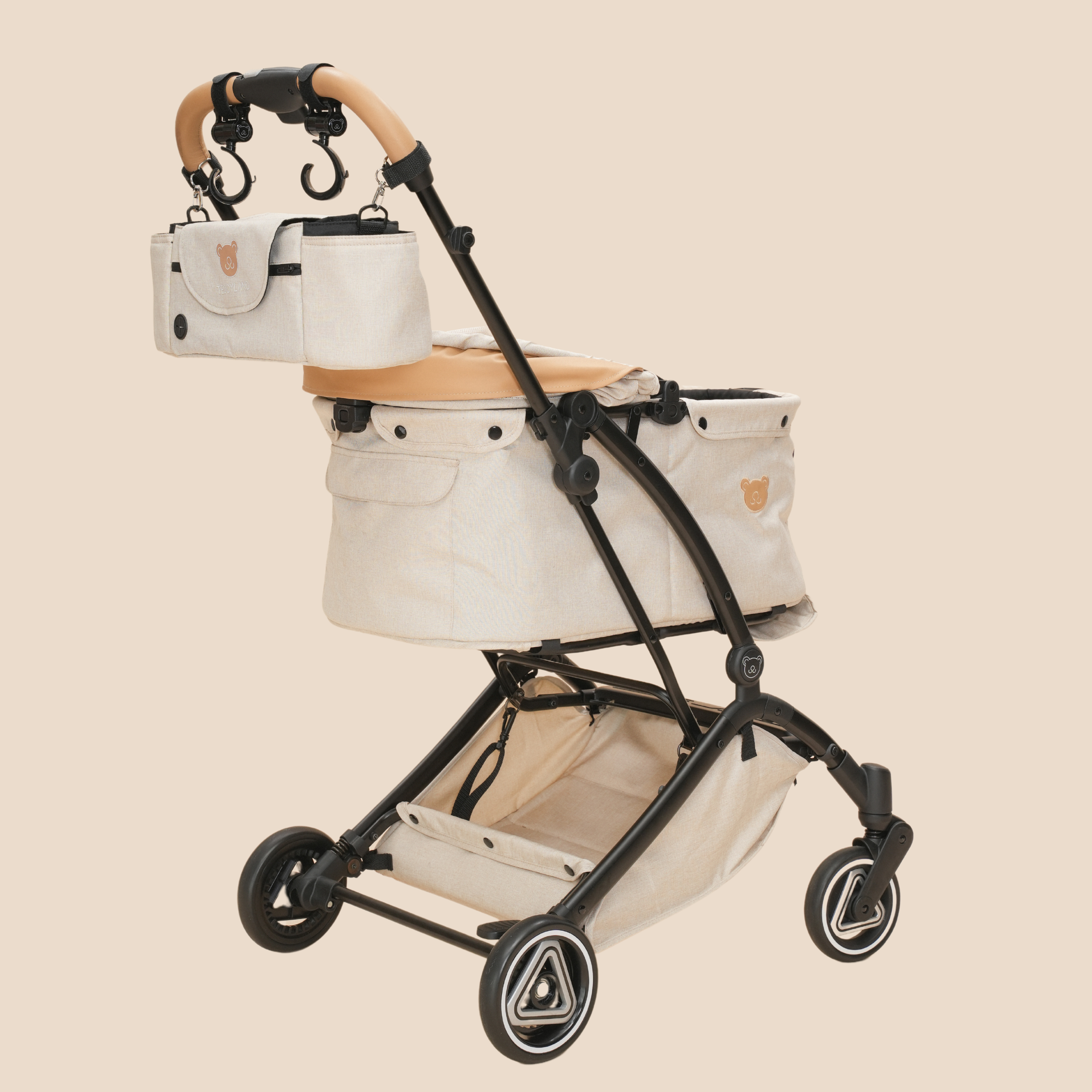 TeddyLand Classic Pet Stroller Beige