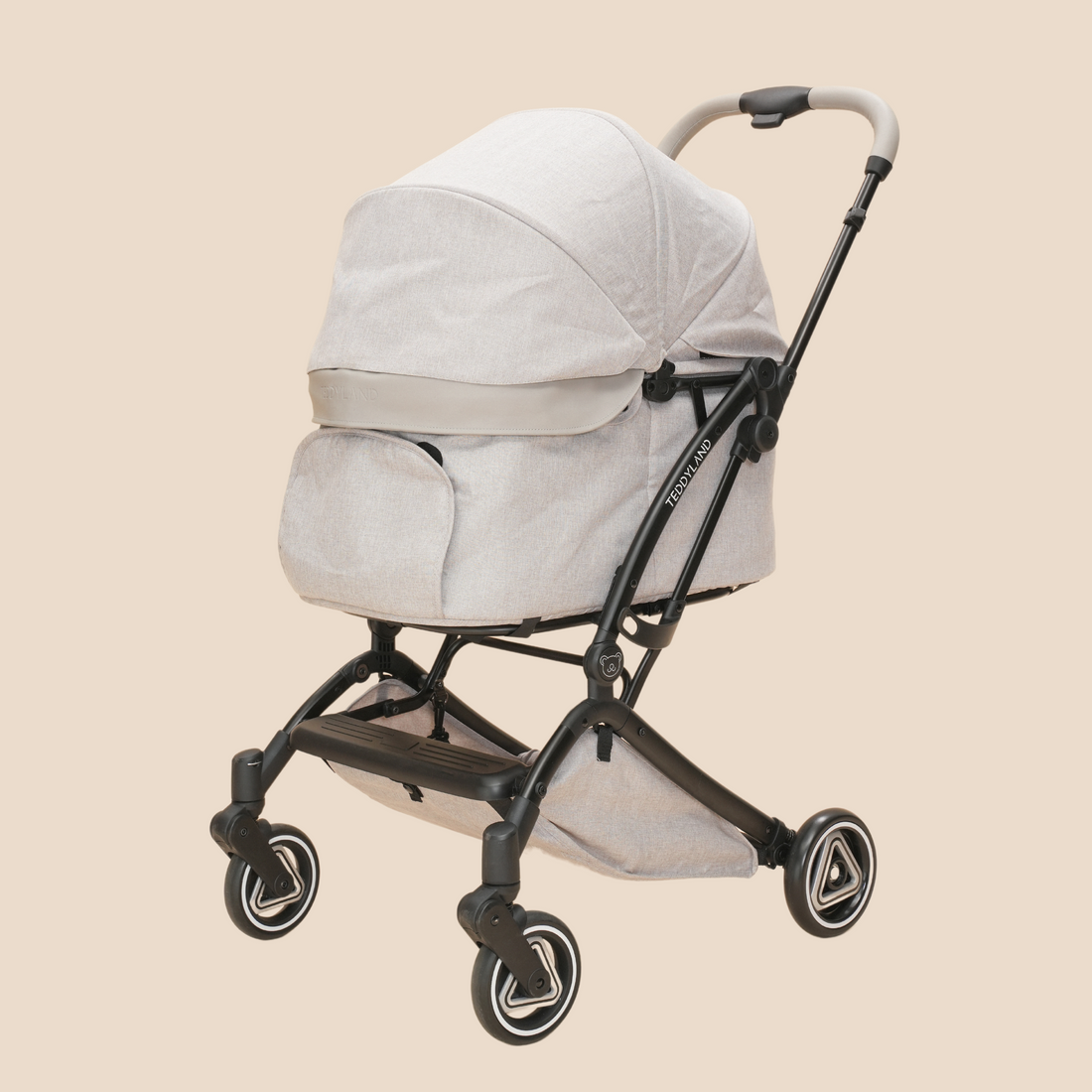 TeddyLand Classic Pet Stroller Grey