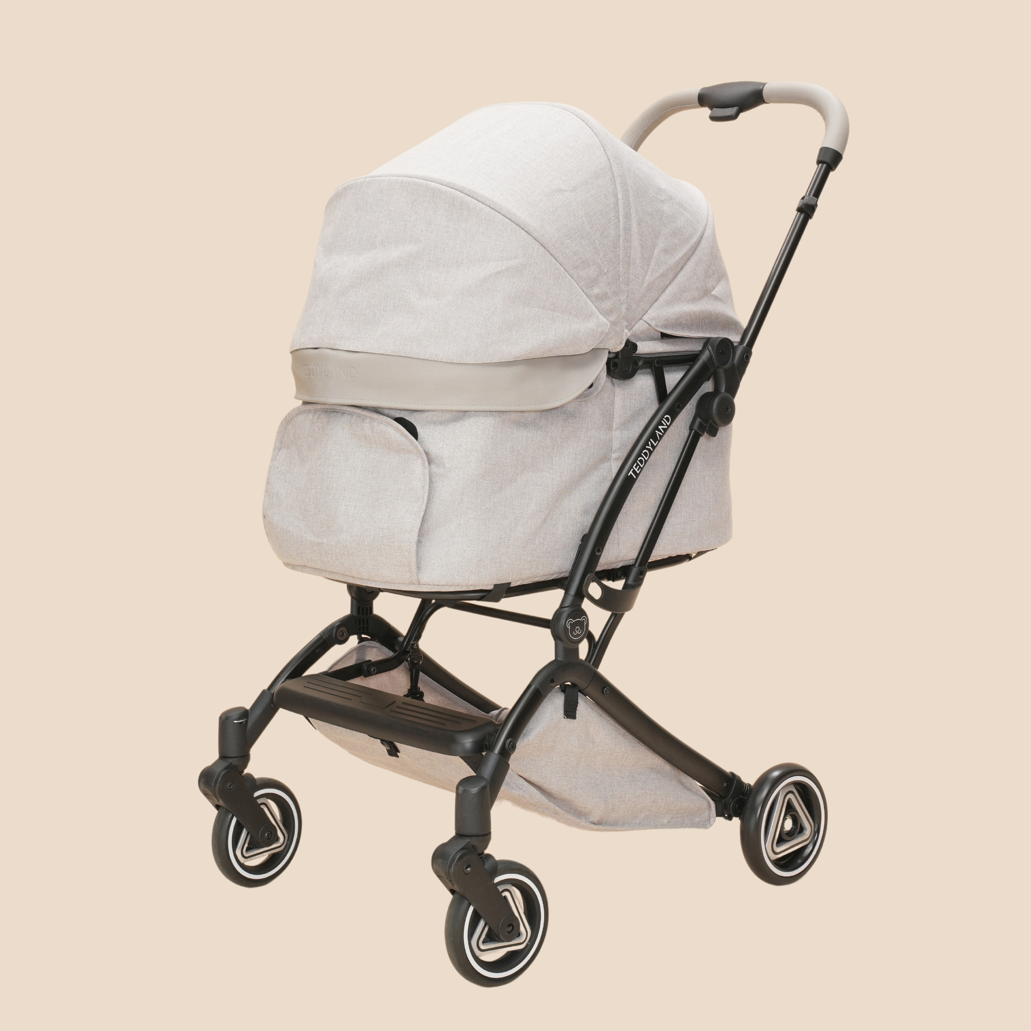 TeddyLand Classic Pet Stroller Grey