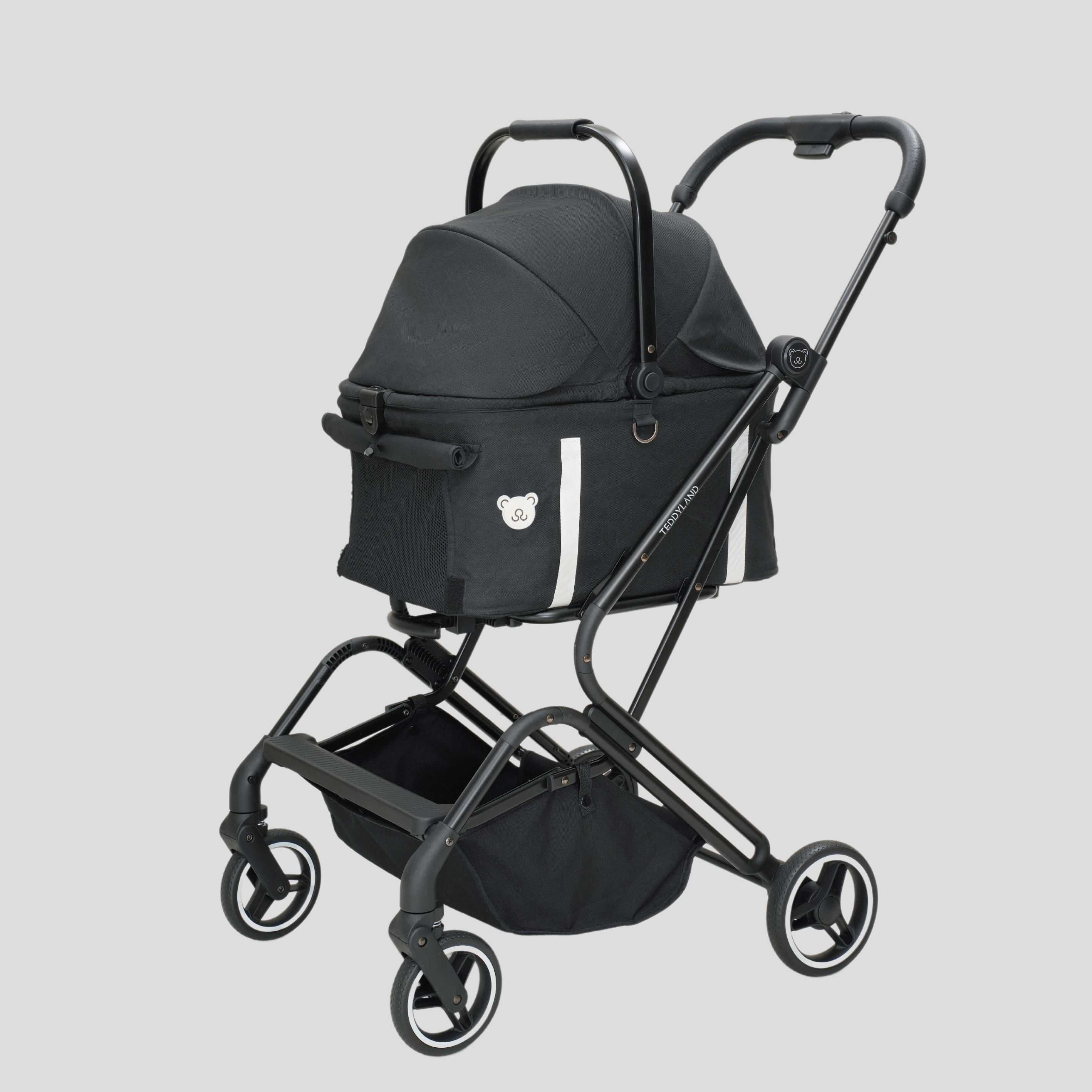 TeddyLand Petite Pet Stroller Black