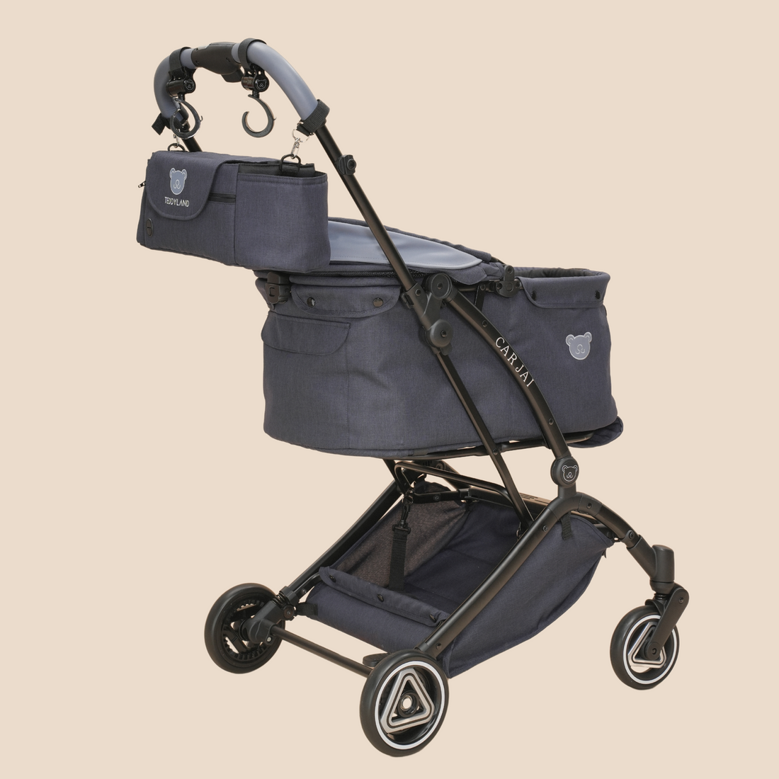 TeddyLand Classic Pet Stroller Navy