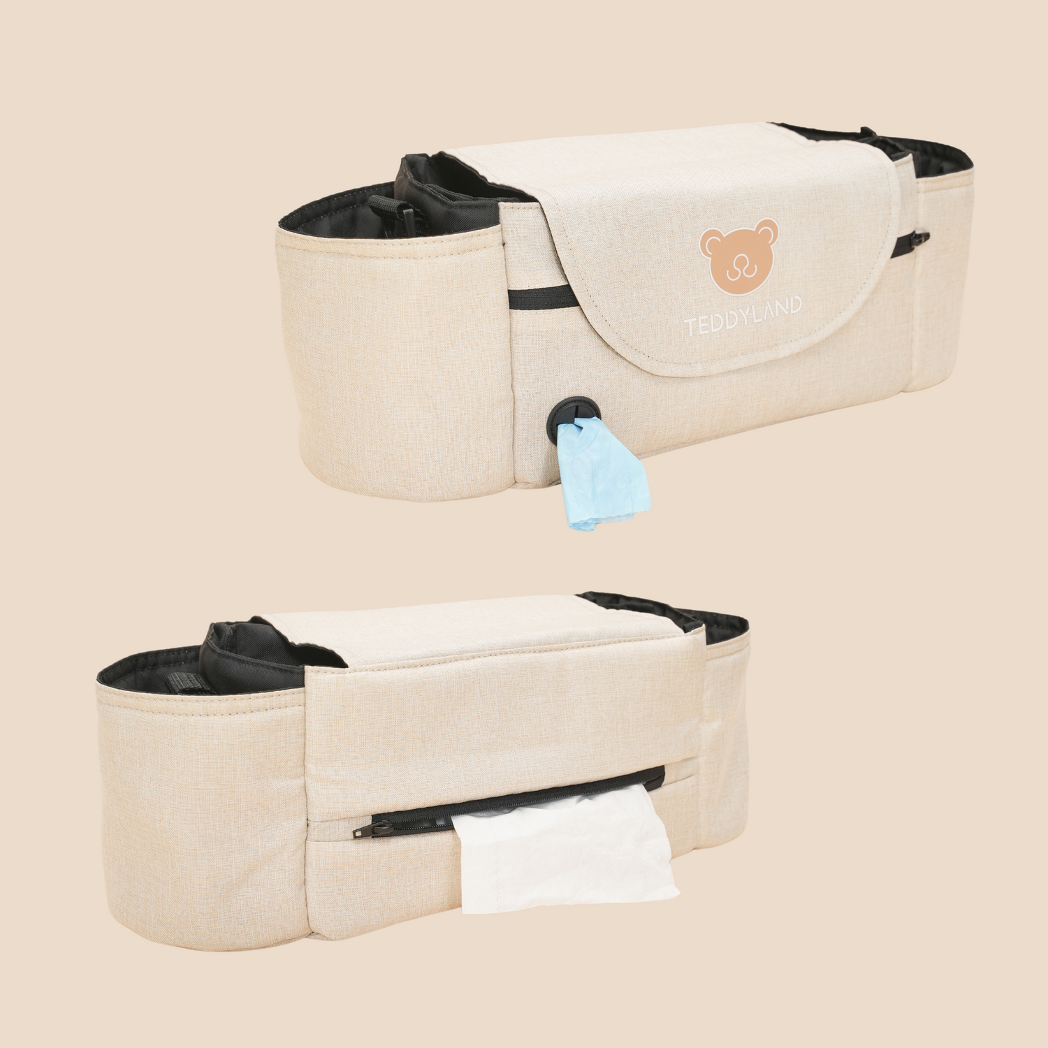 TeddyLand Stroller Organizer Navy