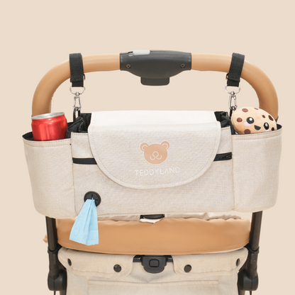 TeddyLand Stroller Organizer Grey