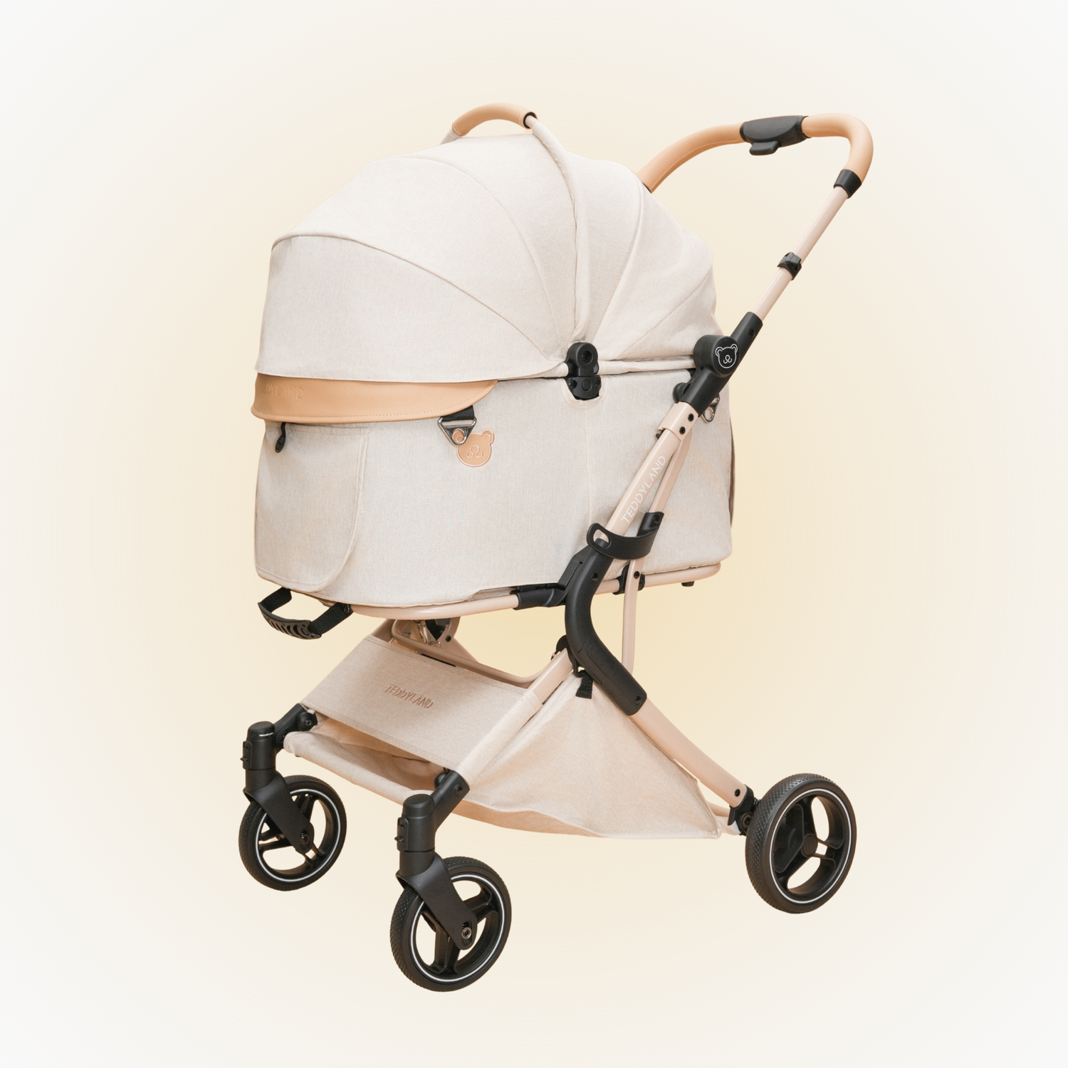TeddyLand Elite Pet Stroller Beige