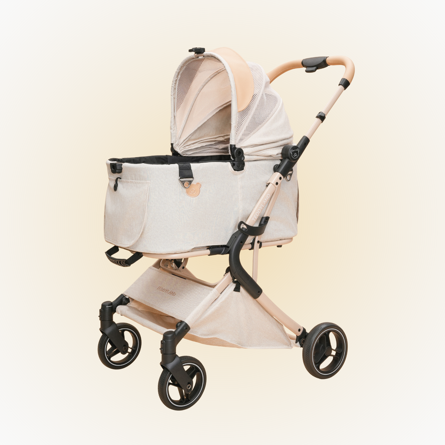 TeddyLand Elite Pet Stroller Beige