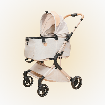 TeddyLand Elite Pet Stroller Beige