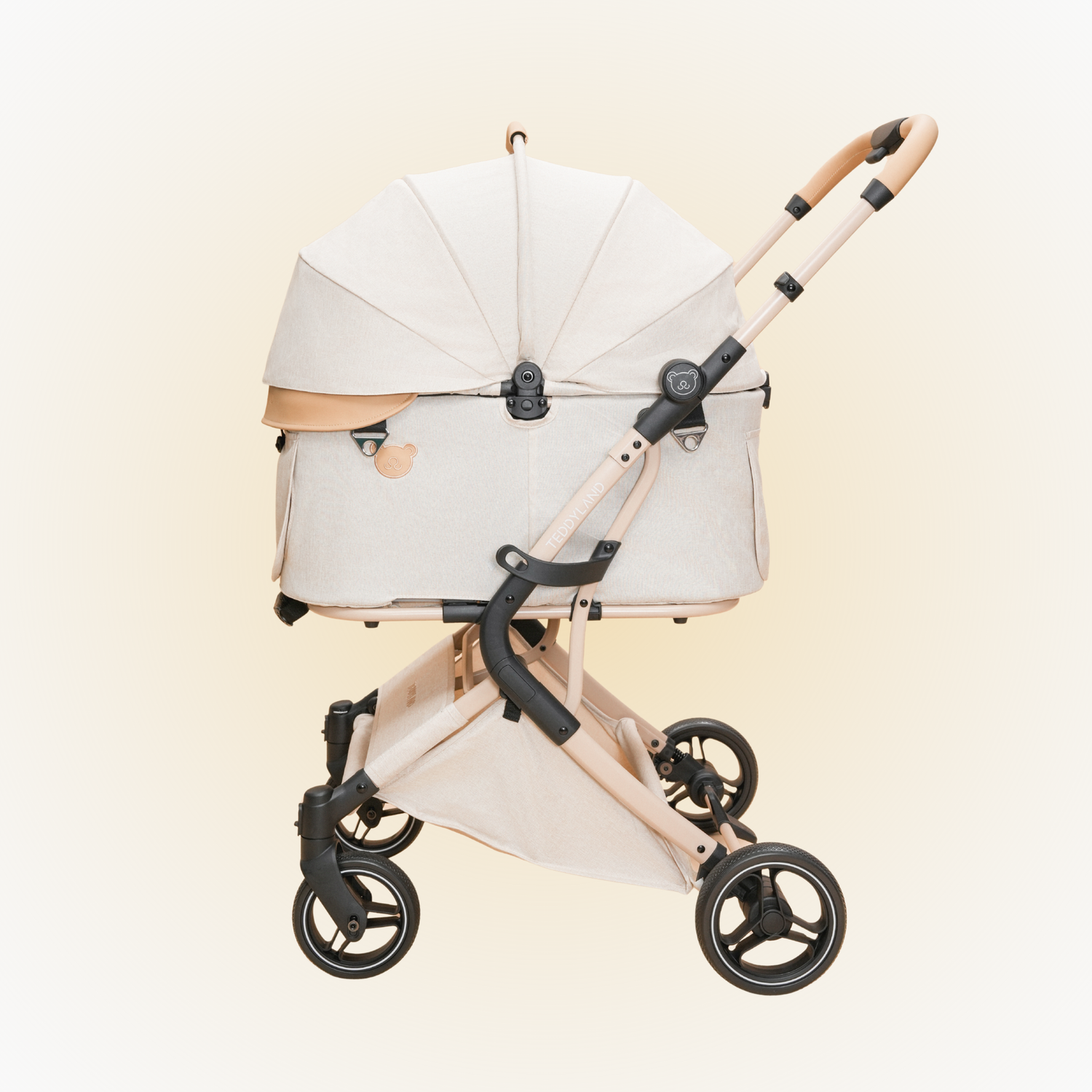TeddyLand Elite Pet Stroller Beige