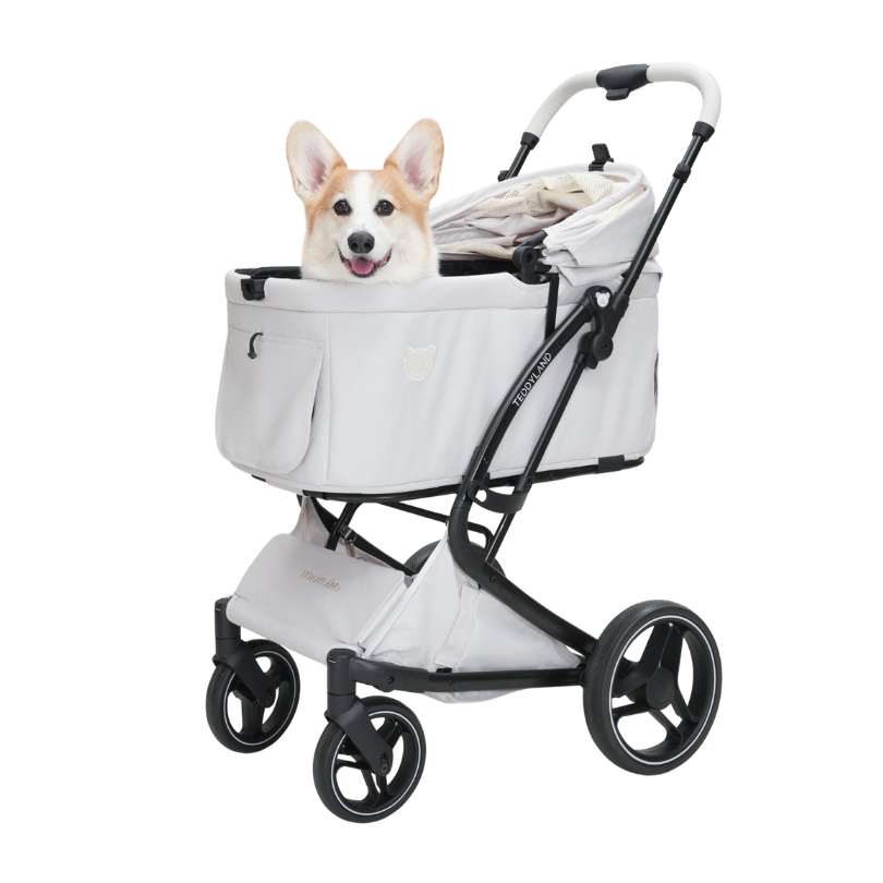 TeddyLand Grande Pet Stroller Pearl
