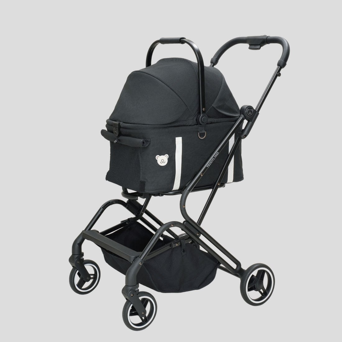 TeddyLand Petite Pet Stroller Black