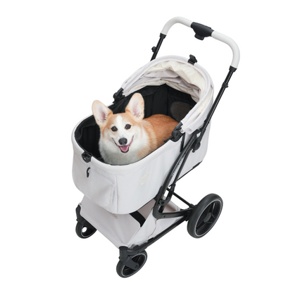 TeddyLand Grande Pet Stroller Pearl